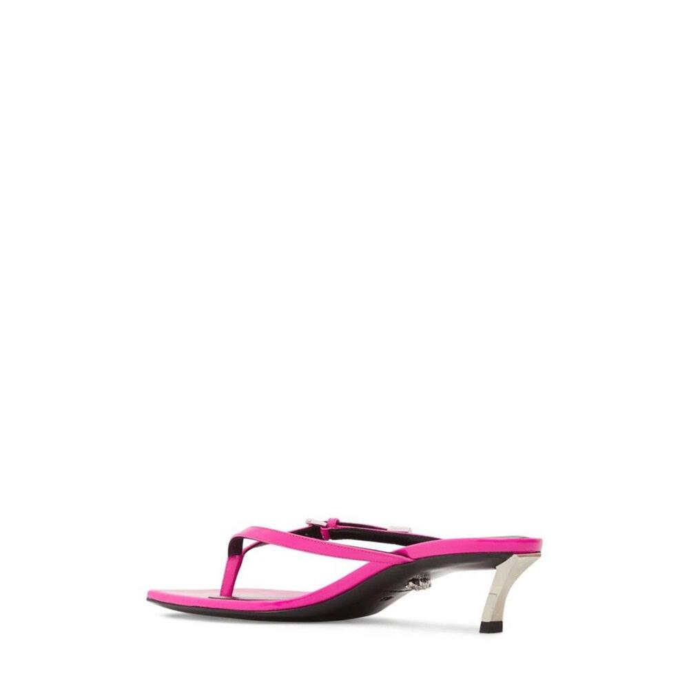 BNWT Versace 40mm Leather Sandals Size 40 US 10 $775 - Picture 7 of 7